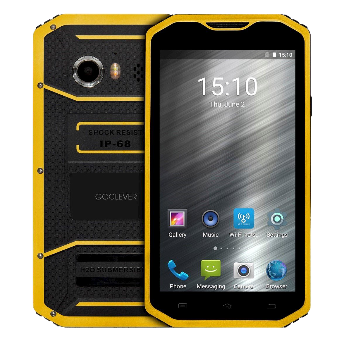 Goclever Quantum 3 550 Rugged Dual-SIM schwarz - Ohne Vertrag