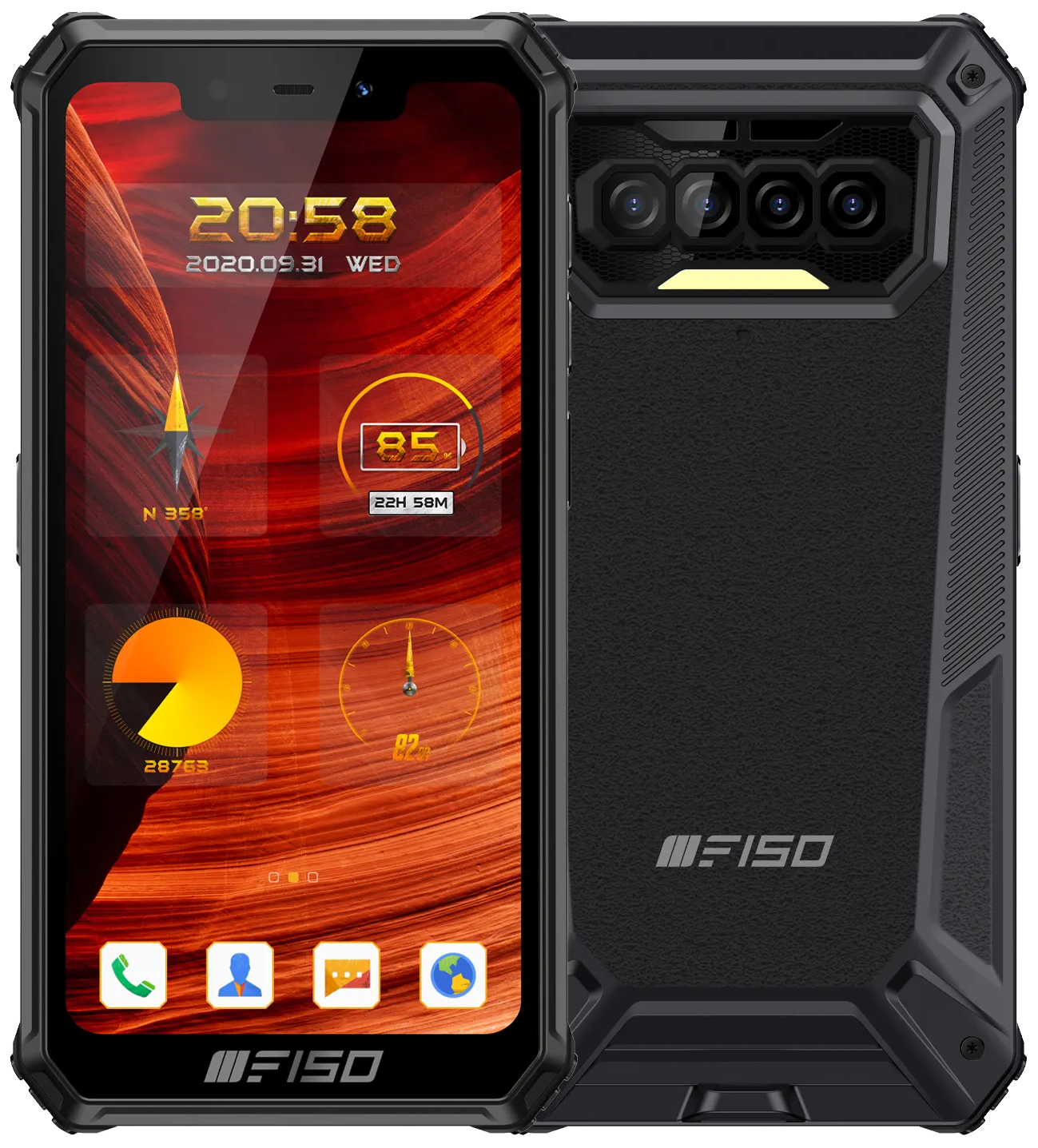 Oukitel F150 B2021 schwarz - Ohne Vertrag