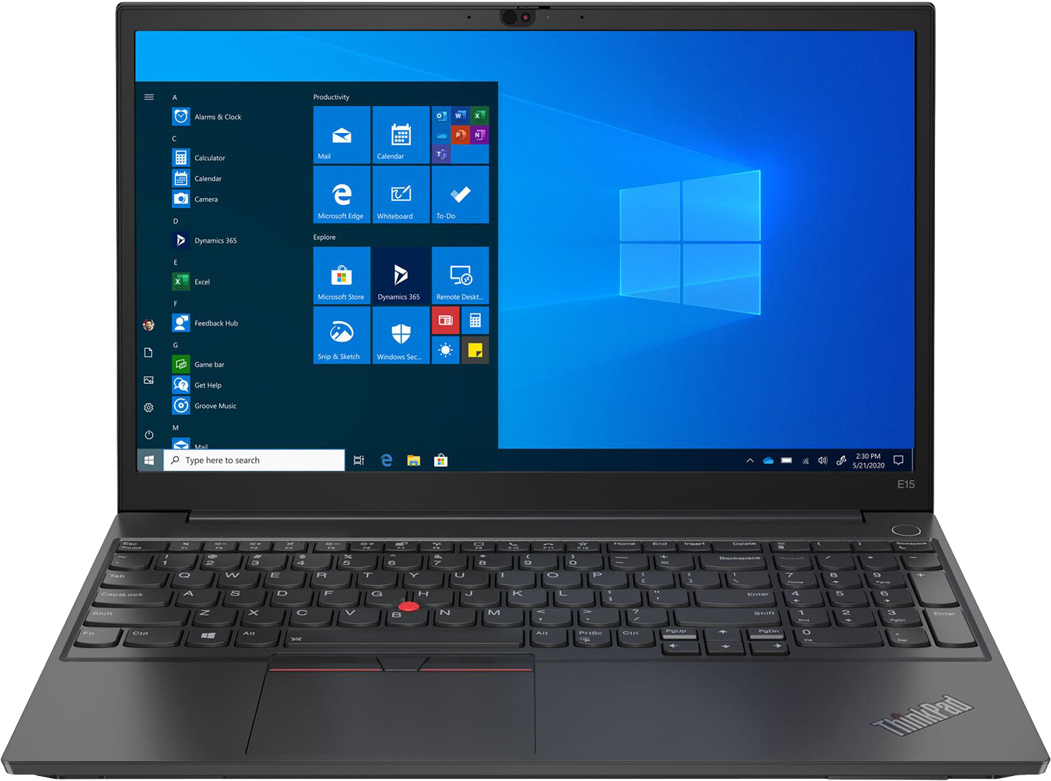 Lenovo ThinkPad E15 G3 15.6" 2021 FHD Ryzen 5 5500U 8 GB / 256 GB SSD W10Pro 20YG003XGE QWERTZ schwarz - Ohne Vertrag