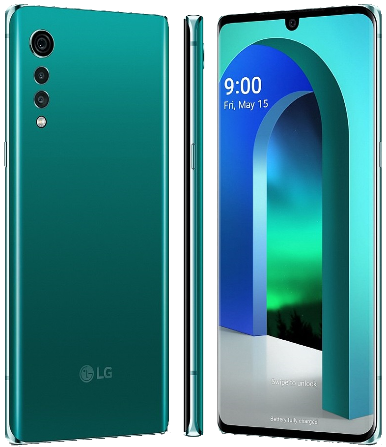 LG Velvet 5G Single-SIM grün - Ohne Vertrag
