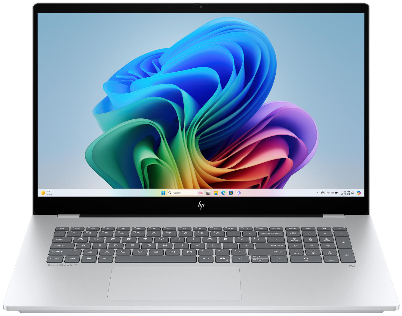 HP OmniBook 7 NGAI 17-dc0795ng 17" 2025 FHD TS Ultra7 258V 32 GB / 2 TB SSD RTX 4050 6GB W11Pro QWERTZ Silber Renew - Ohne Vertrag