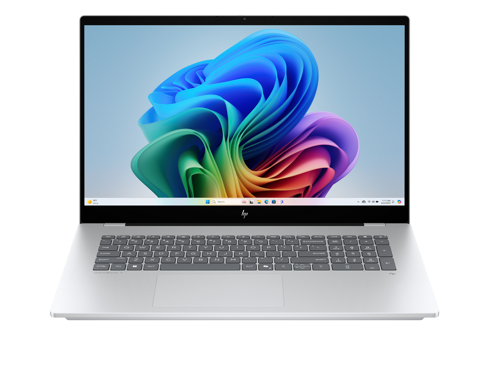 HP OmniBook 7 NGAI 17-dc0770ng 17" 2025 FHD TS Ultra7 256V 16 GB / 1 TB SSD W11H QWERTZ silber Renew - Ohne Vertrag