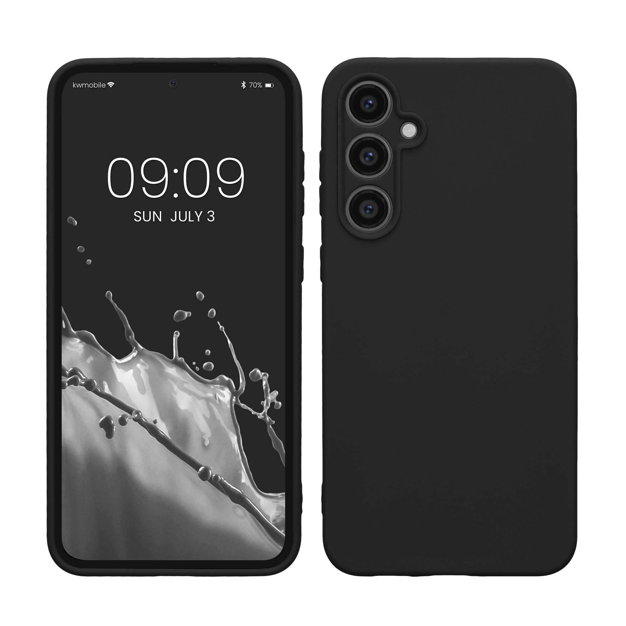 TPU Hülle für Samsung Galaxy S23 FE in Schwarz