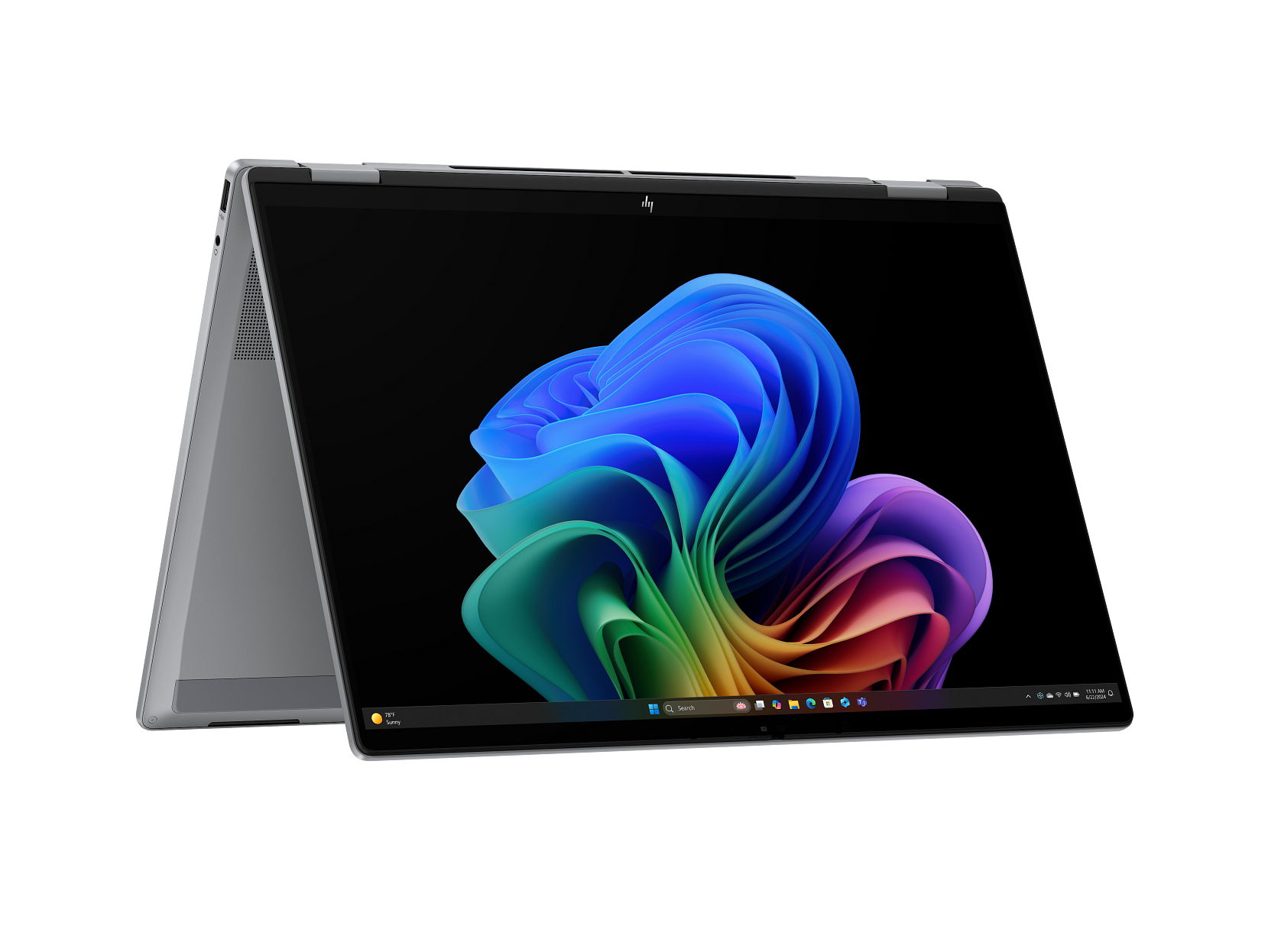 HP OmniBook X Flip FlipNGAI 16-ar0771ng 16" 2025 TS Ryzen AI 7 350 16 GB / 1 TB SSD W11H QWERTZ Silber Renew - Ohne Vertrag