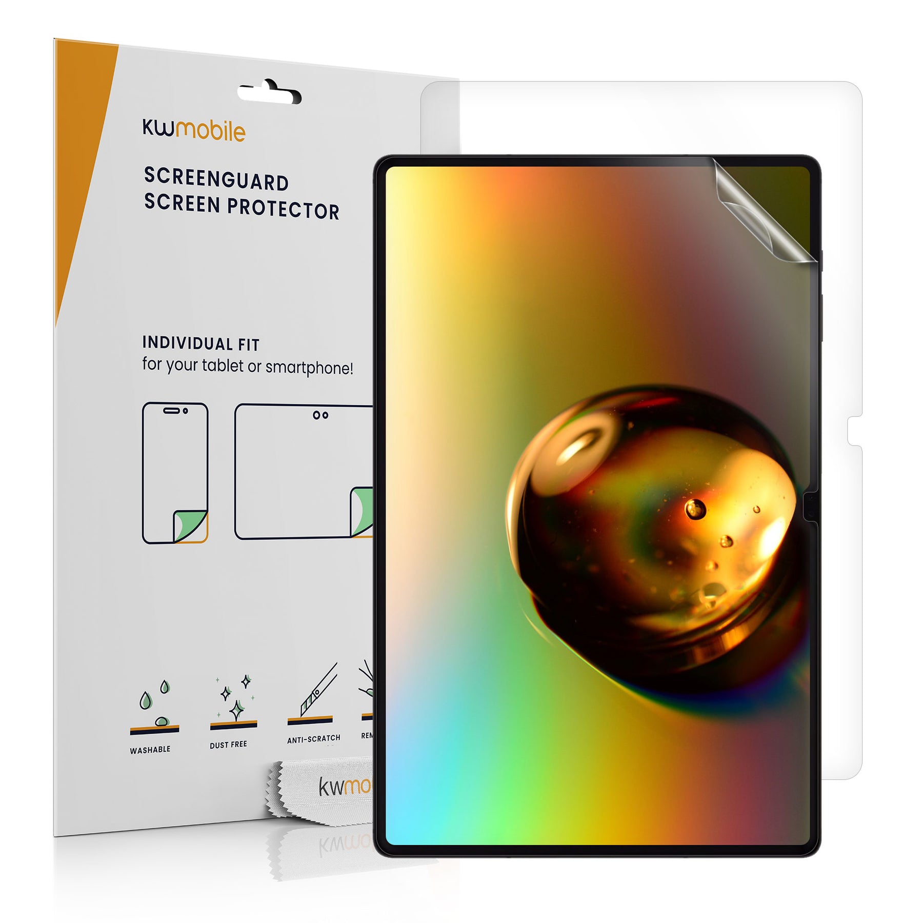 2x Folie kompatibel mit Samsung Galaxy Tab S9 Ultra