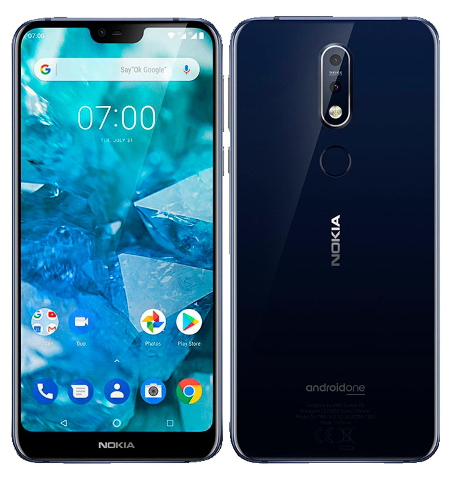 Nokia 7.1 Dual-SIM blau - Ohne Vertrag