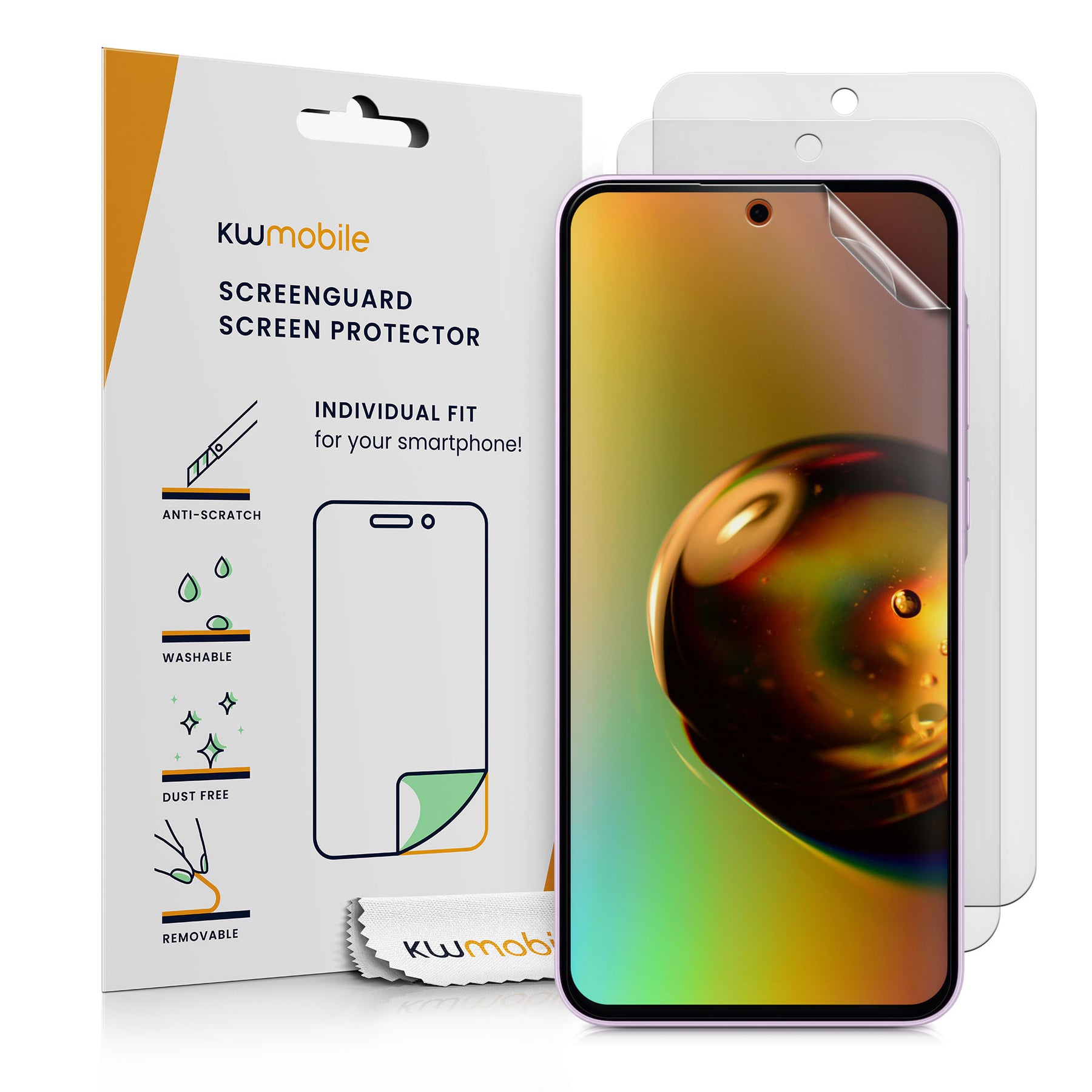 3x Displayschutzfolie matt kompatibel mit Samsung Galaxy A56 5G