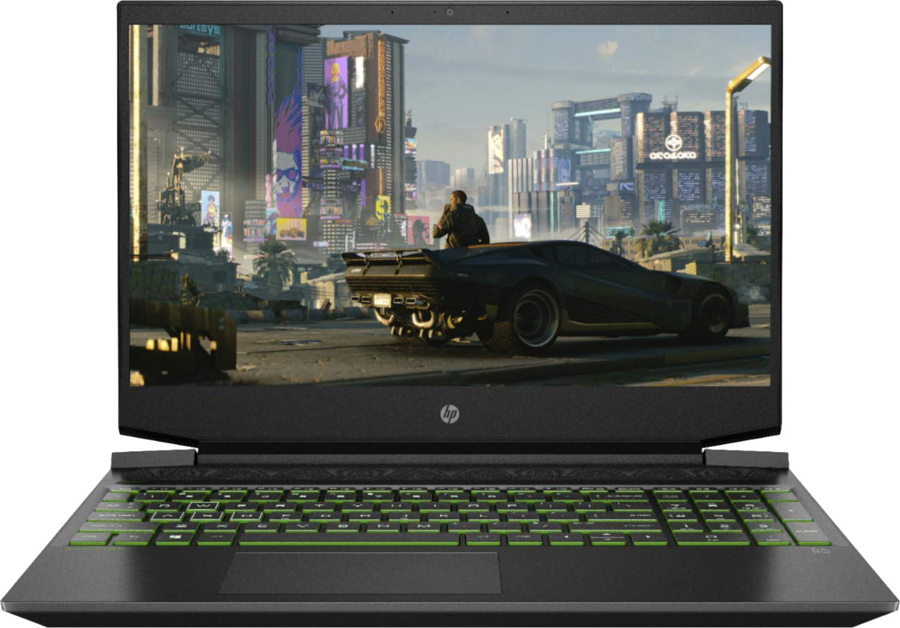 HP Pavilion Gaming 15" 2021 FHD R7 4800H 16 GB / 512 GB SSD W10H 1U6G6EA QWERTZ schwarz - Ohne Vertrag