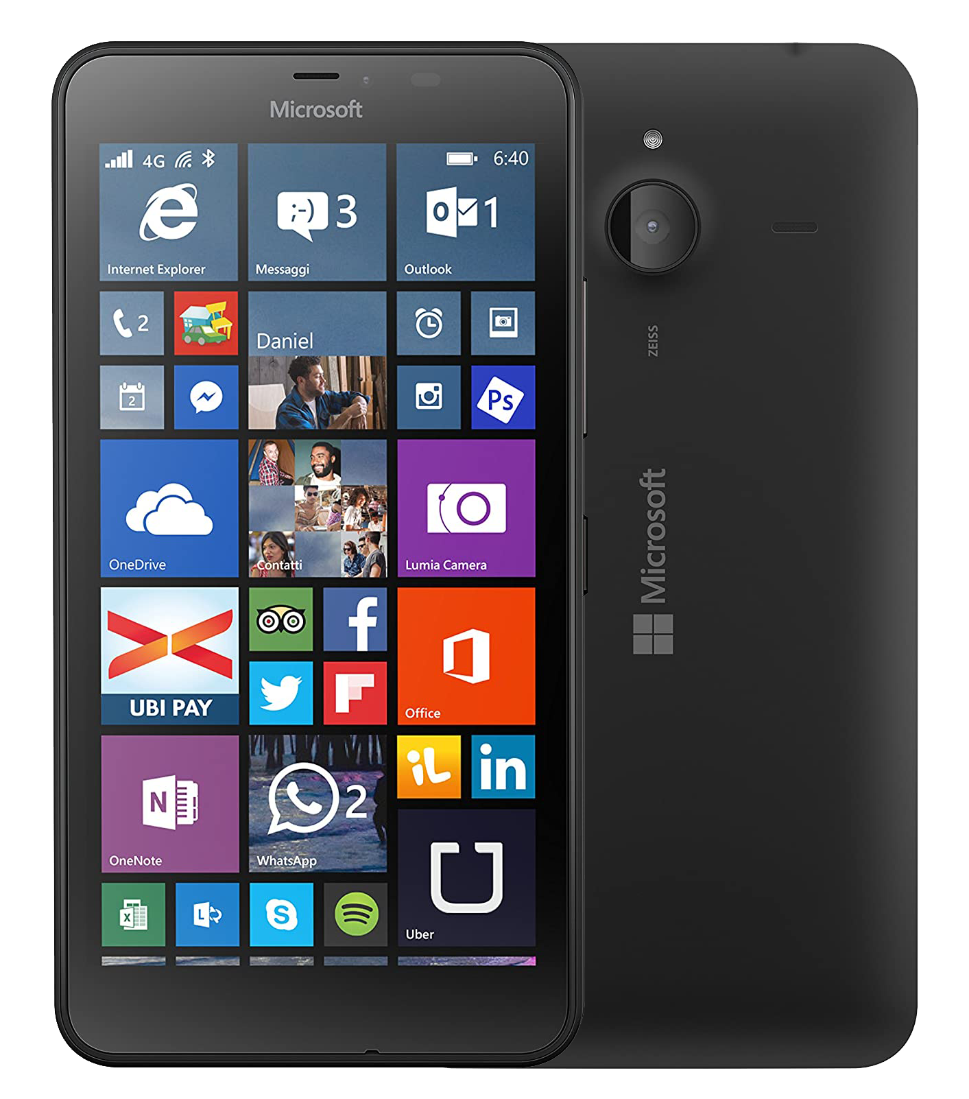 Nokia Lumia 640 XL schwarz - Ohne Vertrag