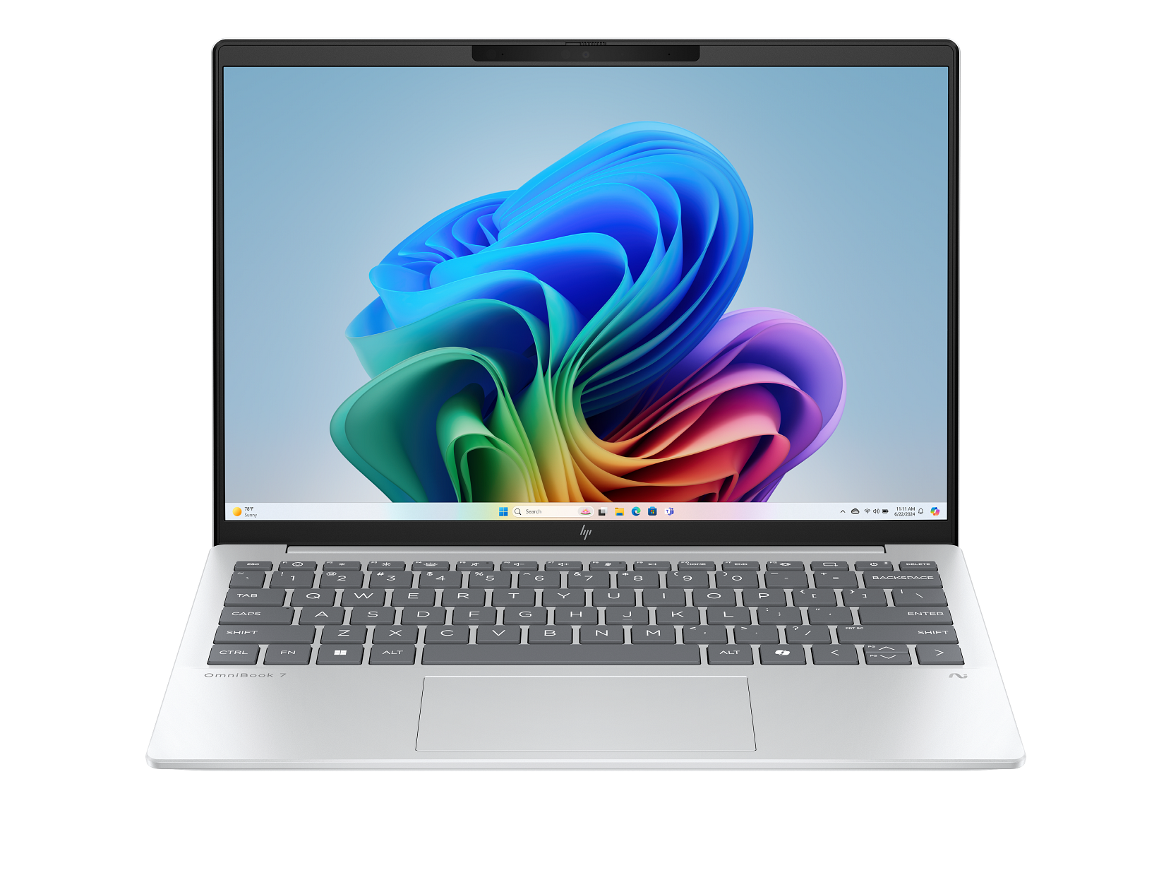 HP OmniBook 7 AeroNGAI 13-bg1770ng 13" 2025 WUXGA Ryzen 7 350 16 GB / 1 TB SSD W11H QWERTZ Silber Renew - Ohne Vertrag