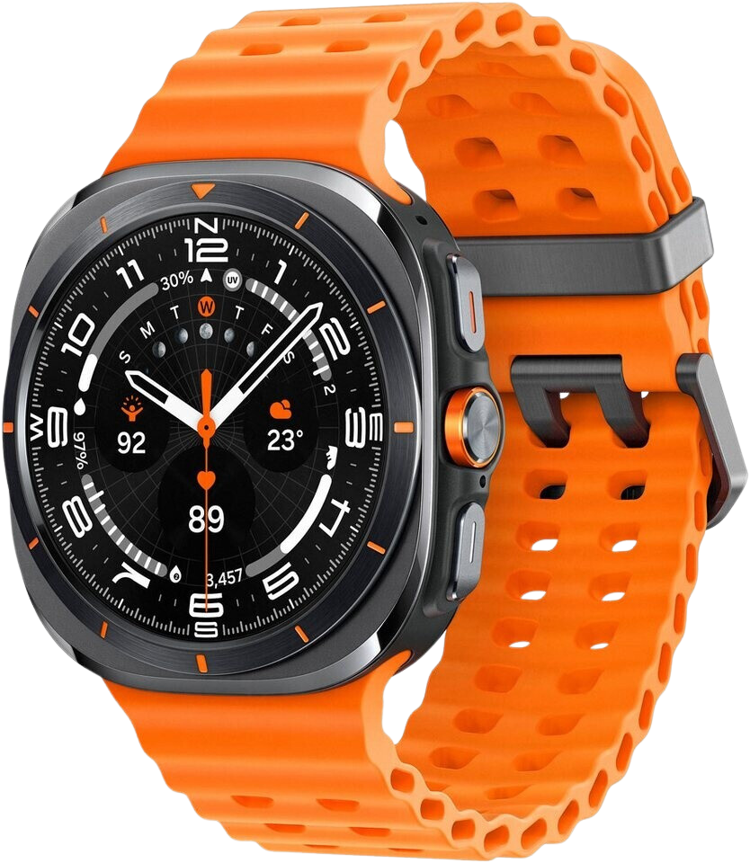 Samsung Galaxy Watch Ultra 2025 47mm LTE L705 Titanium Grey / Marine Band Orange - Ohne Vertrag