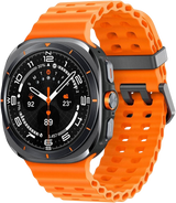 Samsung Galaxy Watch Ultra 2025 47mm LTE L705 Titanium Grey / Marine Band Orange - Ohne Vertrag