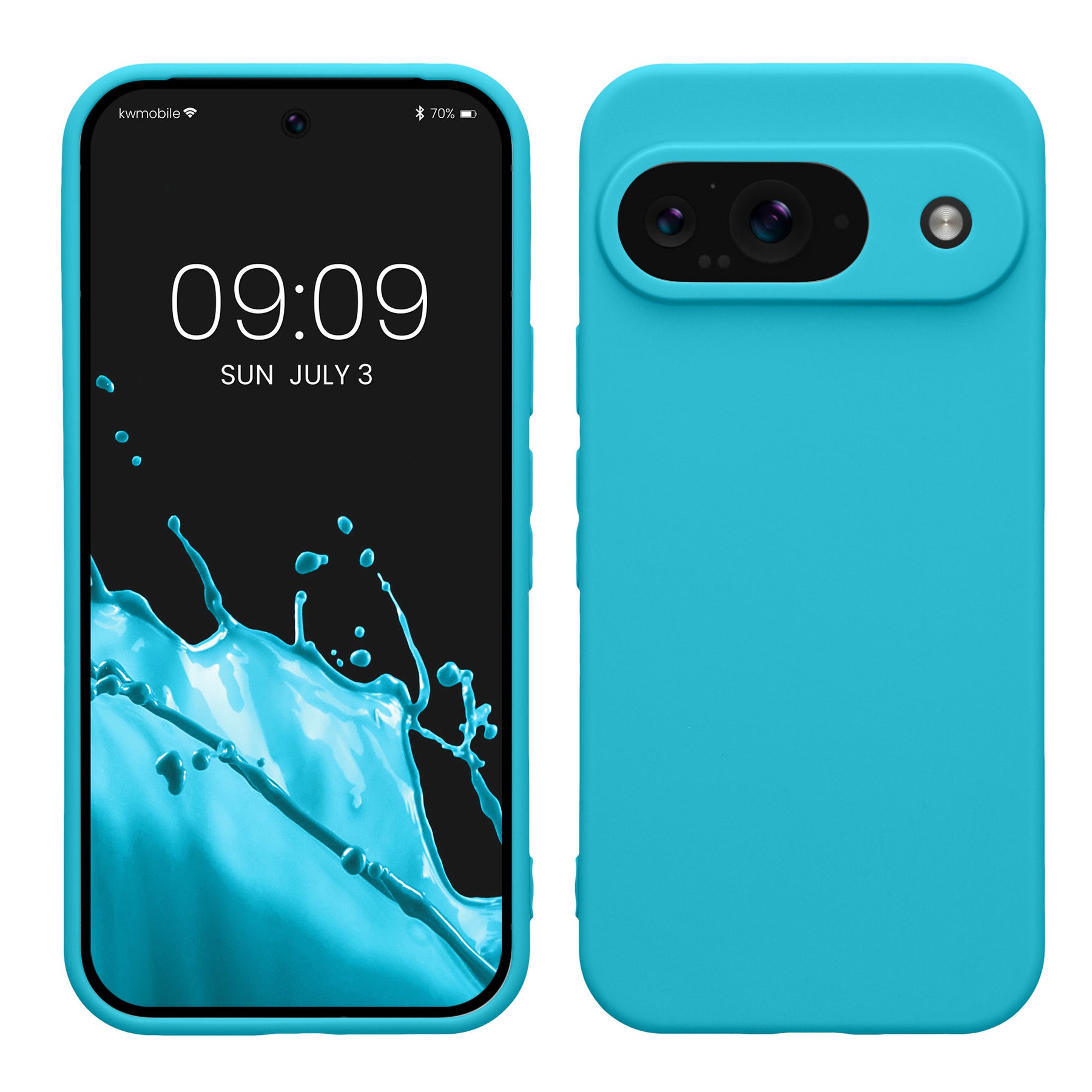 TPU Hülle mit Kameraschutz für Google Pixel 9 in Cool Glacier