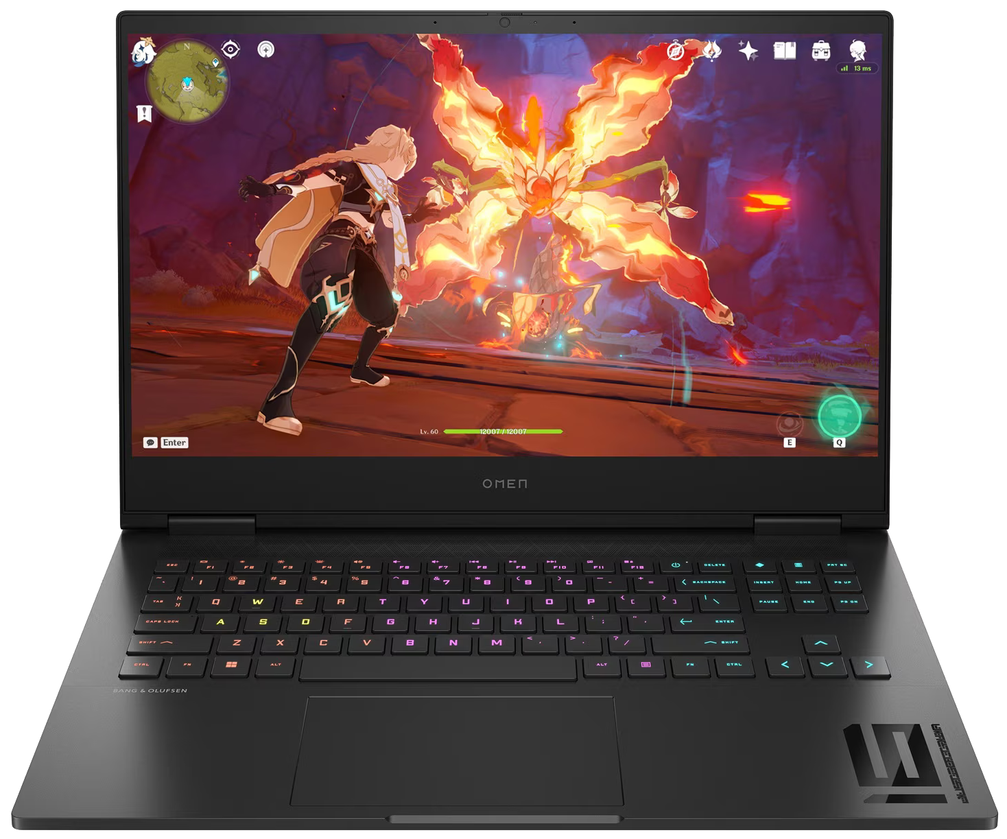 HP OMEN 16-wf1795ng 16" 2024 QHD i9-14900HX 32 GB / 1 TB SSD RTX4080 W11H QWERTZ Schwarz Renew - Ohne Vertrag
