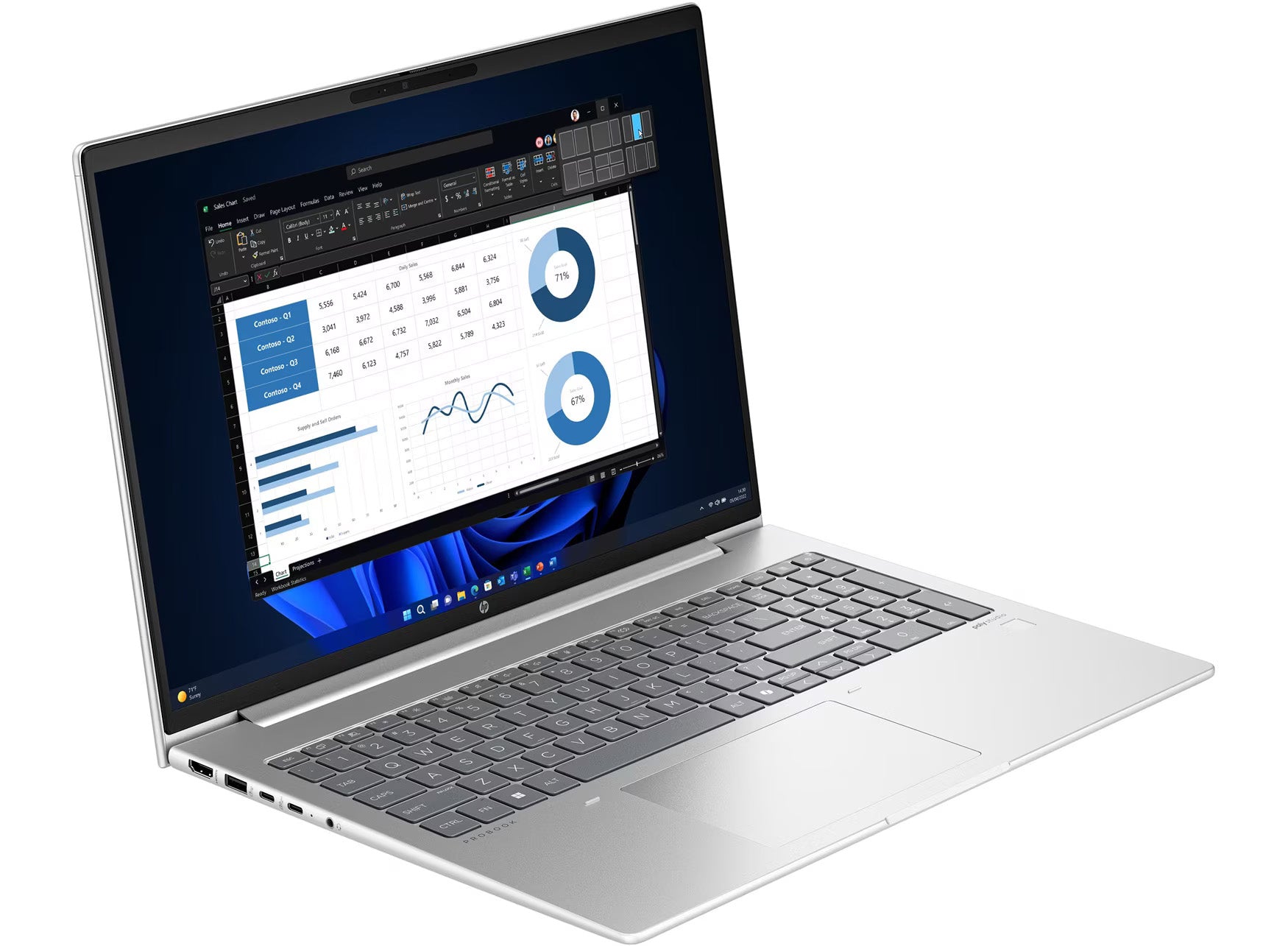 ProBook 465 G11 16" 2024 R7 32 GB 1 TB W11Pro QWERTZ Renew