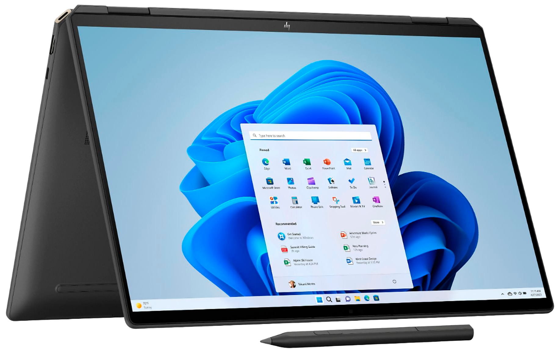 HP Spectre x360 16-aa0078ng 16" 2025 2.8K OLED TS Ultra 7 155H 32 GB / 2 TB SSD RTX 4050 6GB W11H QWERTZ schwarz Renew - Ohne Vertrag