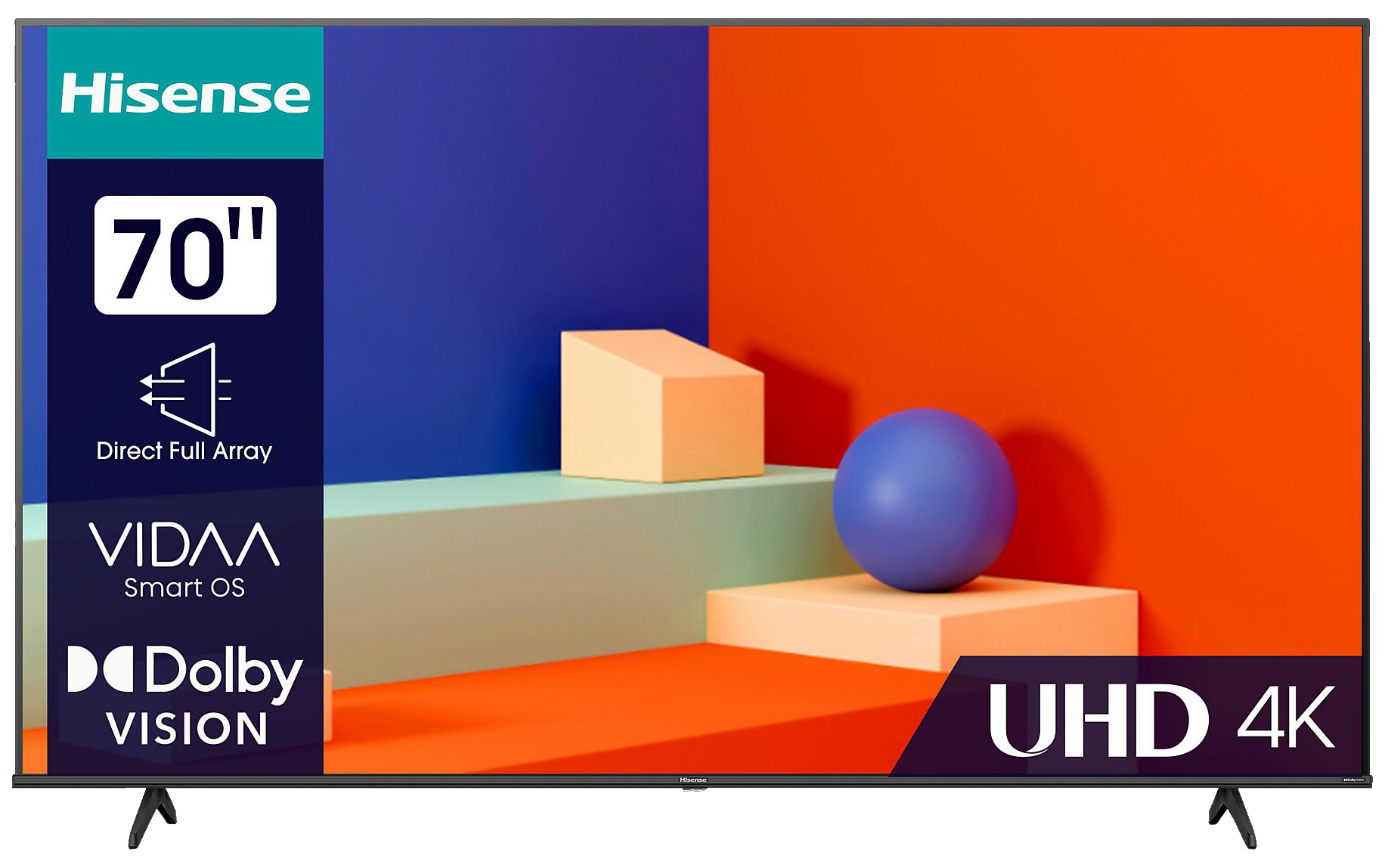 Hisense TV 70A6K 70 Zoll LED SmartTV schwarz - Ohne Vertrag