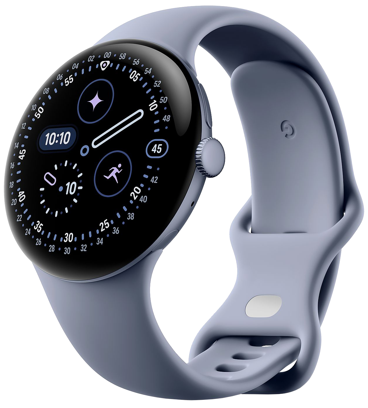 Google Pixel Watch 4 45mm LTE Satin Moonstone Sportarmband Moonstone - Ohne Vertrag