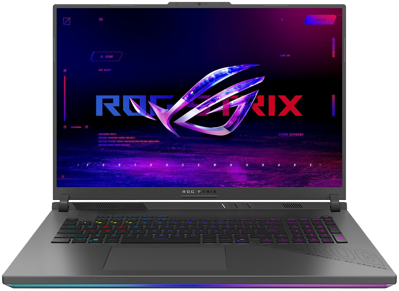 Asus ROG Strix G18 18" 2024 WQXGA Ryzen 9 8940HX 32 GB / 1 TB SSD RTX 5060 W11H G814PM-S9010W QWERTZ schwarz - Ohne Vertrag