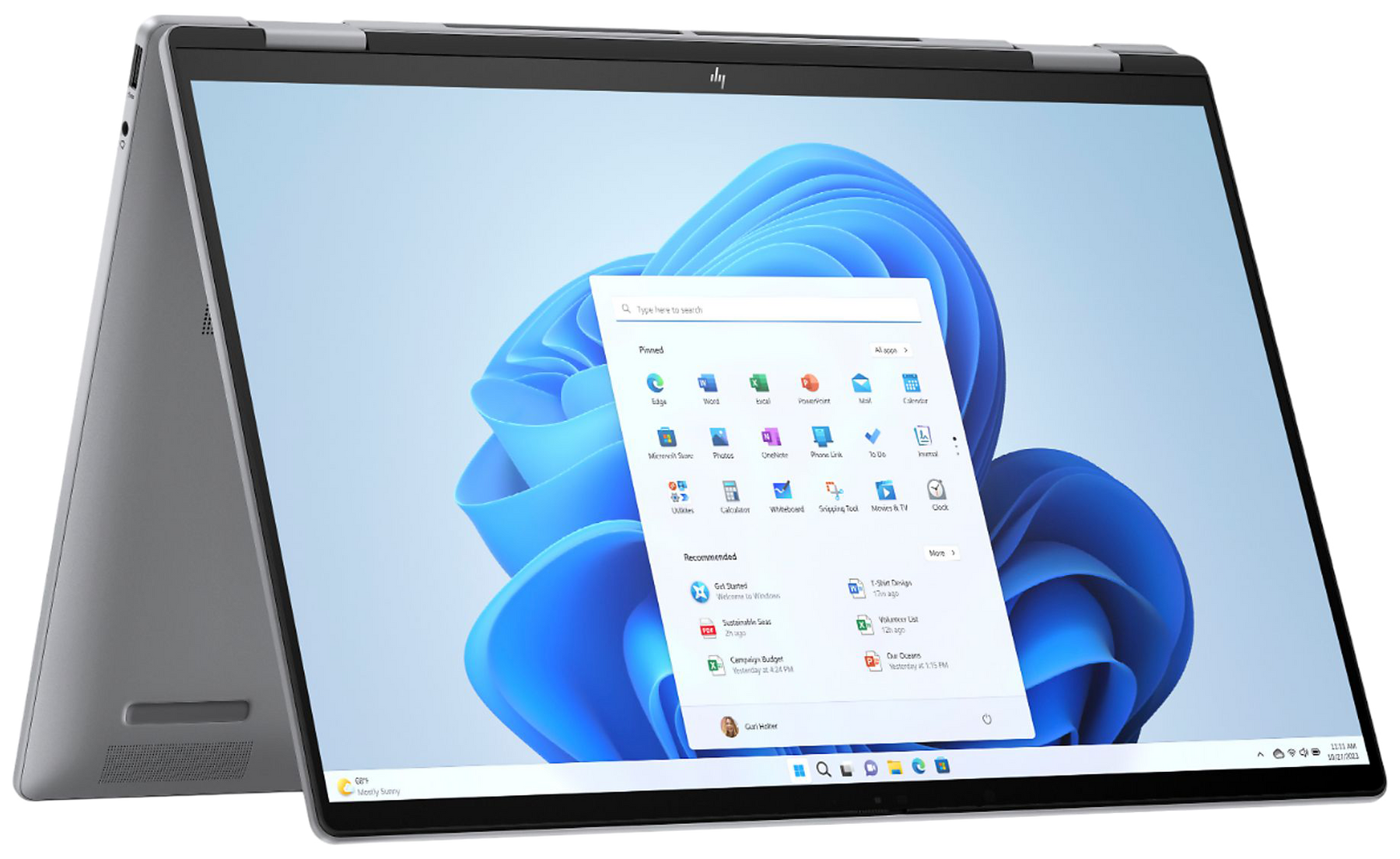 HP Envy x360 16-ad0901ng 16" 2024 WUXGA Ryzen 7 8840HS 16 GB / 512 GB SSD W11H QWERTZ Silber Renew - Ohne Vertrag