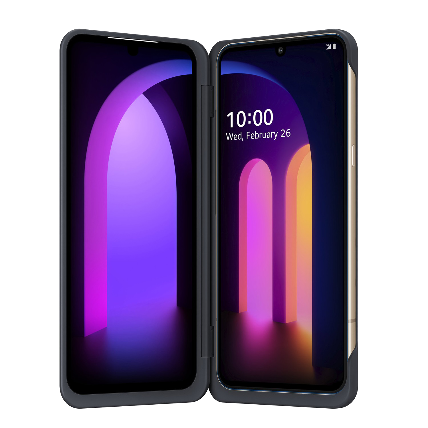 LG V60 ThinQ 5G Single-SIM DualScreen 256 GB blau - Onhe Vertrag