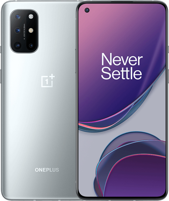 OnePlus 8T 5G Dual-SIM silber - Ohne Vertrag