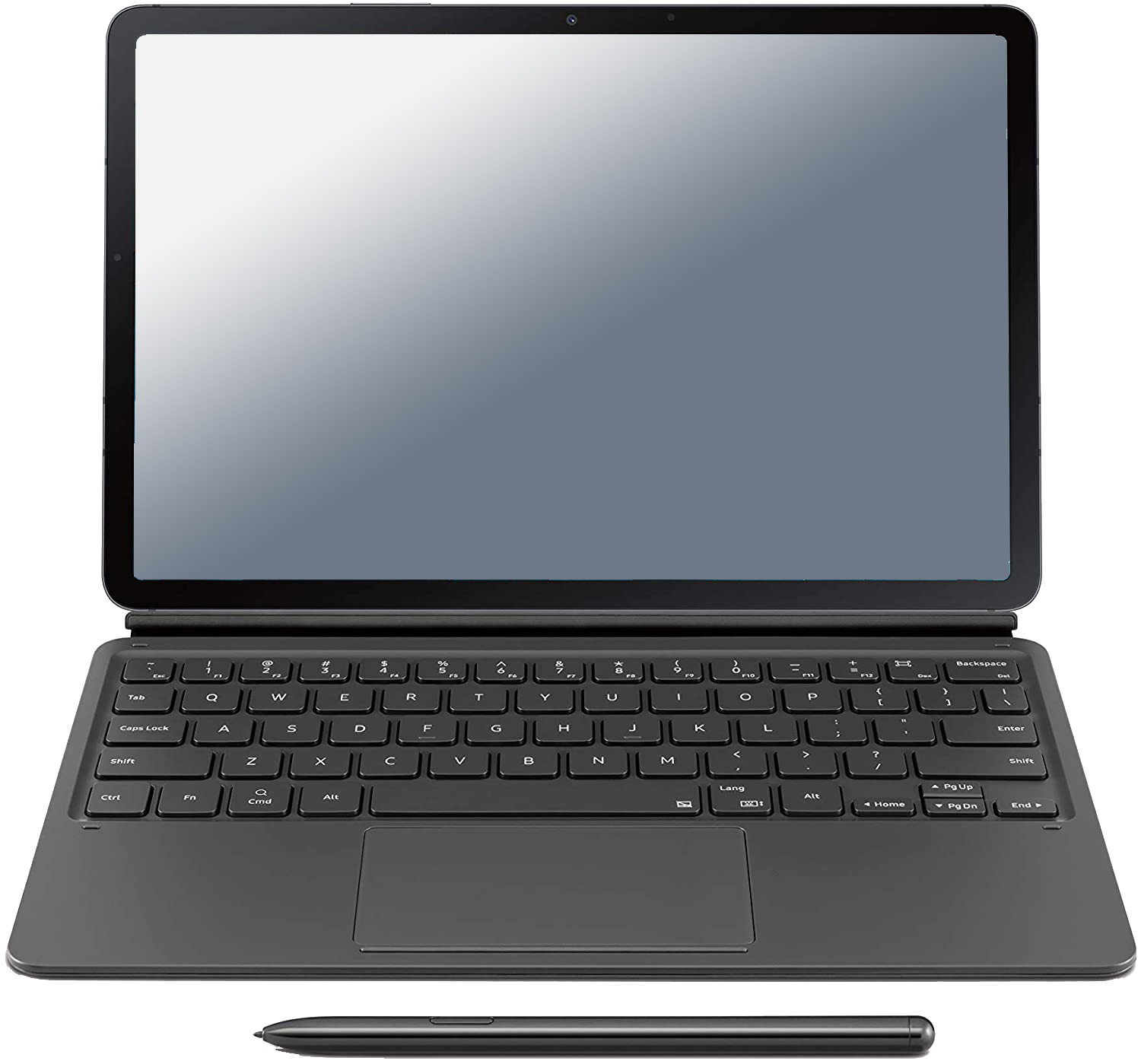 Samsung BookCover Tablettasche mit QWERTZ Tastatur Keyboard Tab S7 EF-DT870 schwarz - Ohne Vertrag