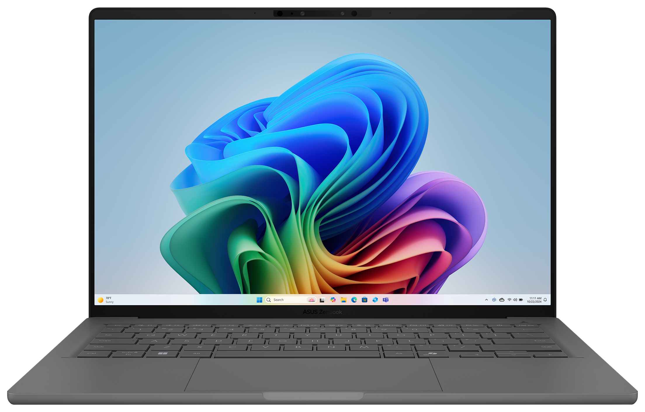 Asus Zenbook A14 14" 2025 WUXGA Snapdragon X1-26-100 32 GB / 1 TB SSD W11H XUX3407QA-QD361WS QWERTZ Grau - Ohne Vertrag