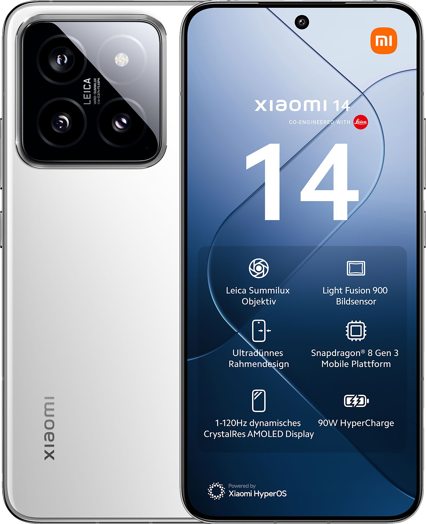 Xiaomi 14 5G Dual-SIM weiß - Ohne Vertrag