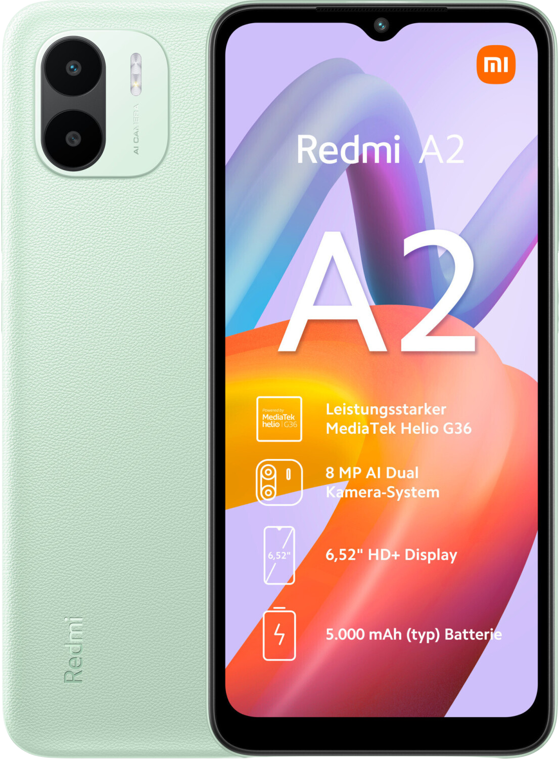 Xiaomi Redmi A2 Dual-SIM grün - Ohne Vertrag