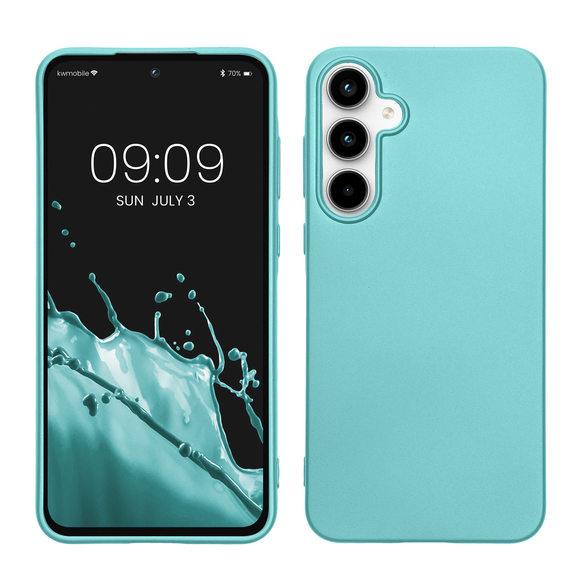 TPU case for Samsung Galaxy A55 5G in Metallic Mintgrün