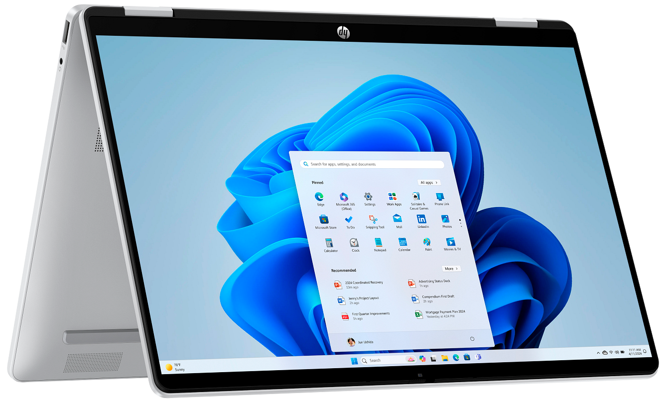 HP OmniBook 5 Flip 14-fp0770ng 14" 2025 TS Core 7 150U 16 GB / 1 TB SSD W11H QWERTZ Silber Renew