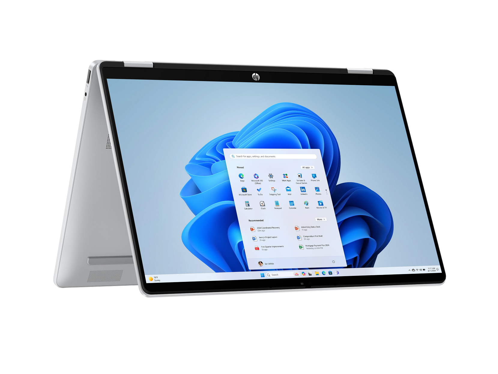 HP OmniBook 5 Flip 14-fp0178ng 14" 2025 TS Core 7 150U 24 GB / 1 TB SSD W11H QWERTZ Silber Renew - Ohne Vertrag