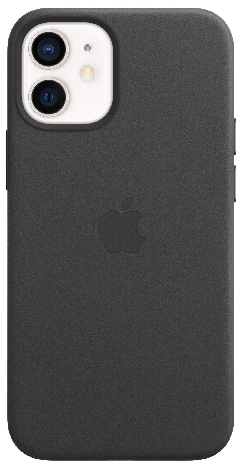 Apple Leder Case mit MagSafe (iPhone 12 mini) schwarz - Ohne Vertrag