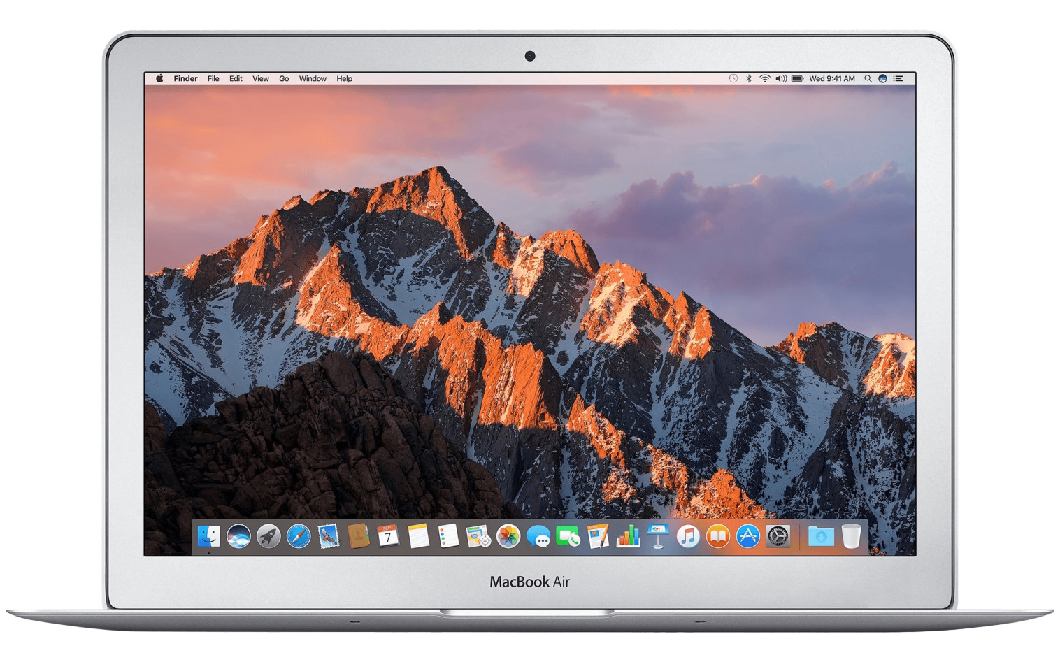 Apple MacBook Air 13" 2017 Core i5-5350U 8 GB RAM 256 GB SSD A1466 QWERTZ silber - Ohne Vertrag