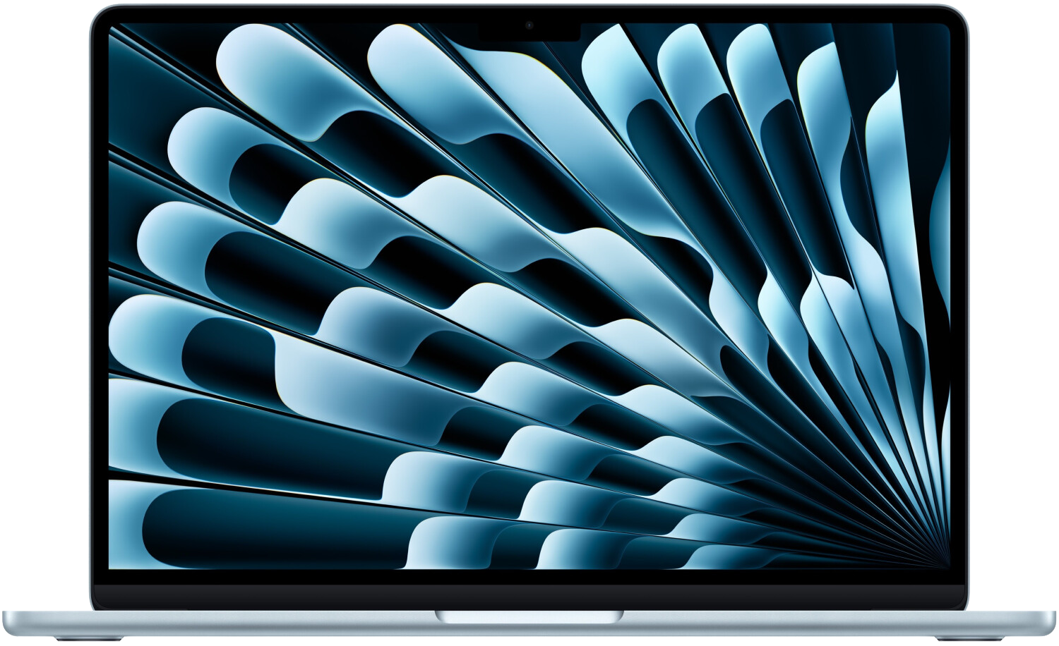 Apple MacBook Air 13" 2025 M4 8-Core GPU 16 GB / 256 GB SSD macOS Sequoia MC6T4D/A QWERTZ Himmelblau - Ohne Vertrag