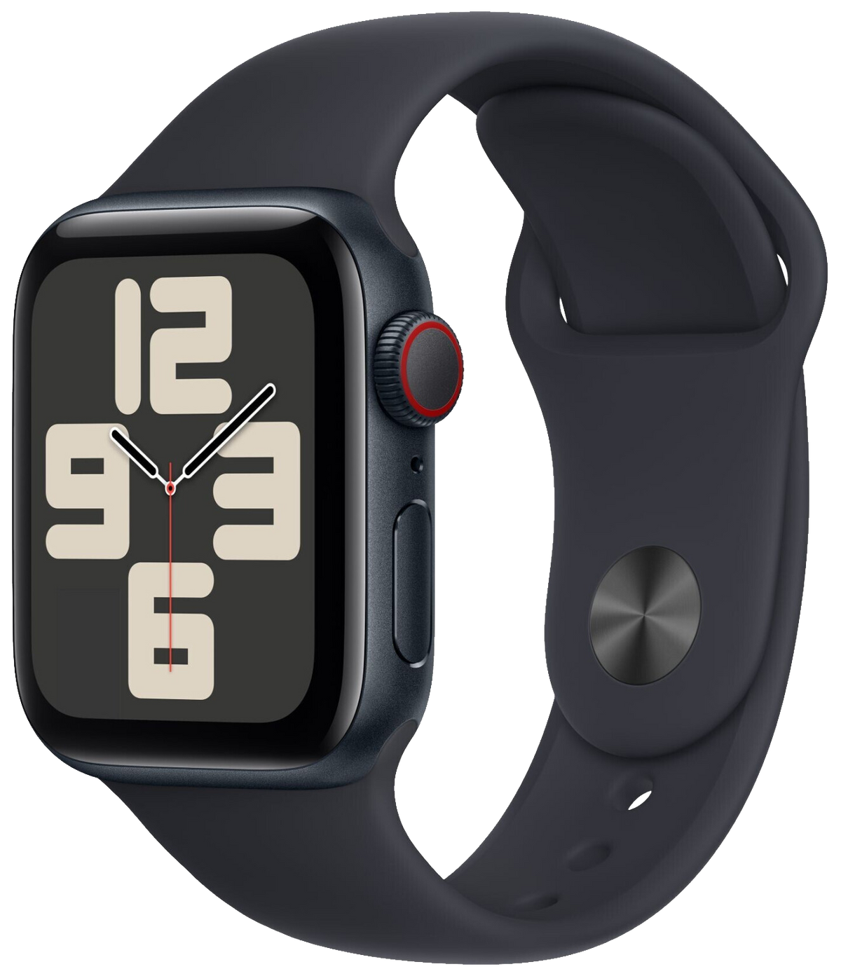 Apple Watch SE 2022 LTE Mitternacht Alu 40mm Sportarmband Mitternacht S/M MRG73 - Ohne Vertrag