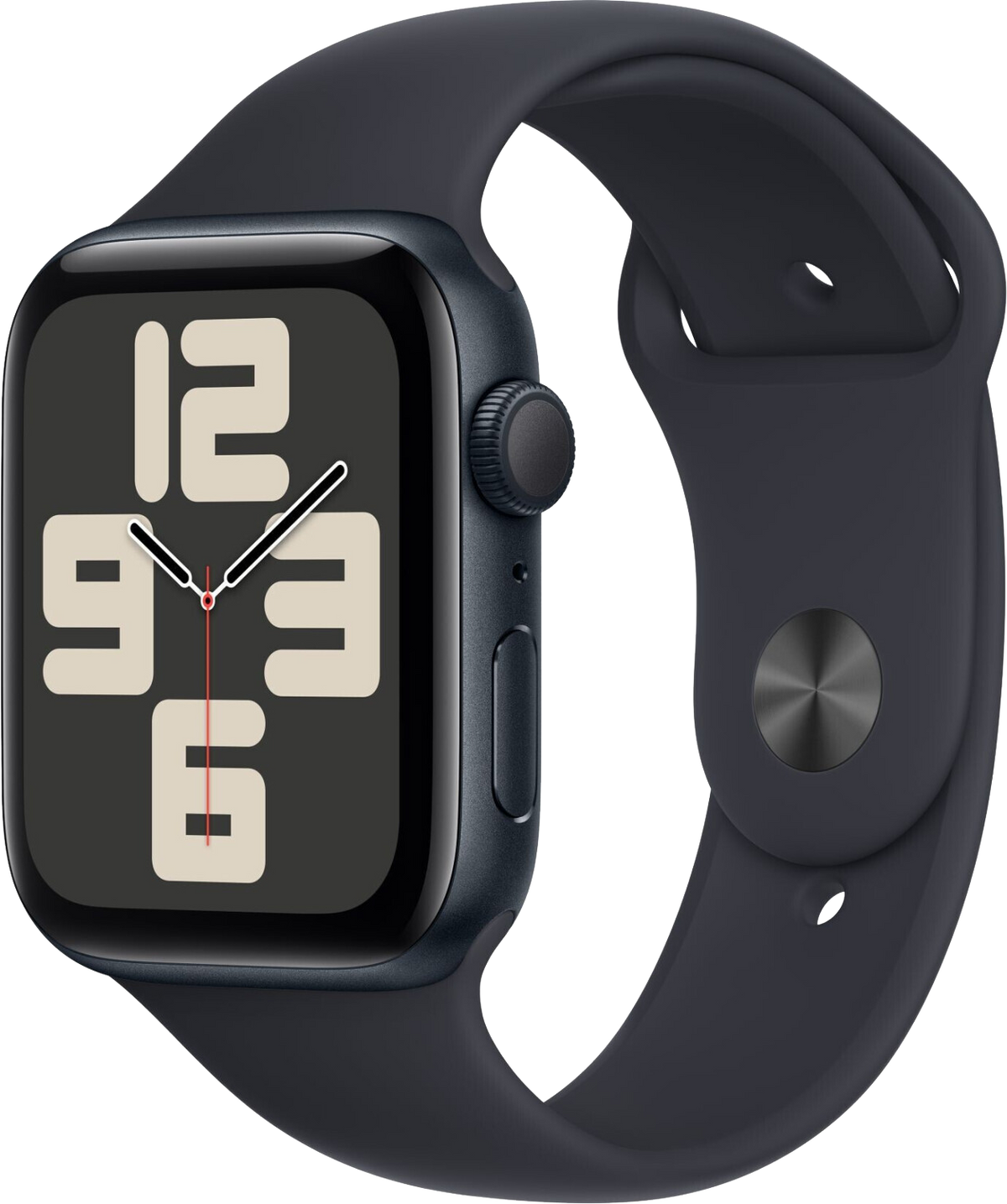 Apple Watch SE Alu 44mm Sportarmband Mitternacht M/L MRE93 - Ohne Vertrag