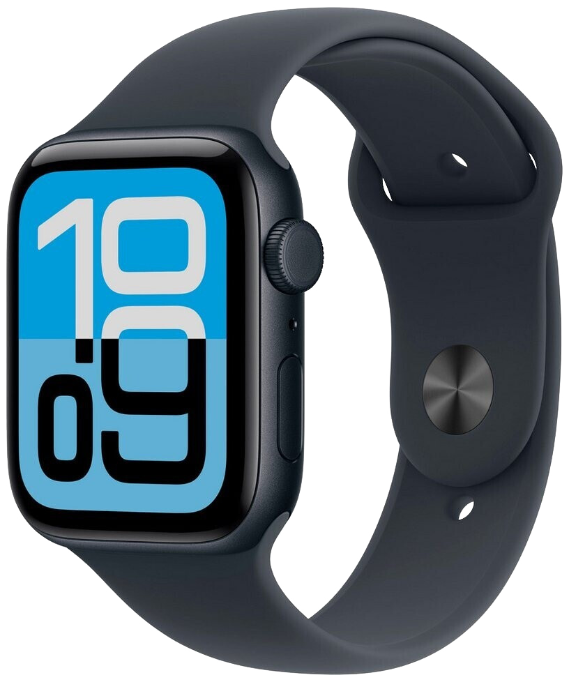 Apple Watch SE 3 5G Mitternacht Alu 44mm Sportarmband Mitternacht M/L MEPJ4 - Ohne Vertrag