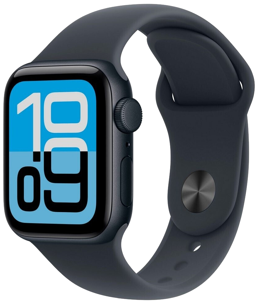 Apple Watch SE 3 GPS Mitternacht Alu 40mm Sportarmband Mitternacht S/M MEH94 - Ohne Vertrag