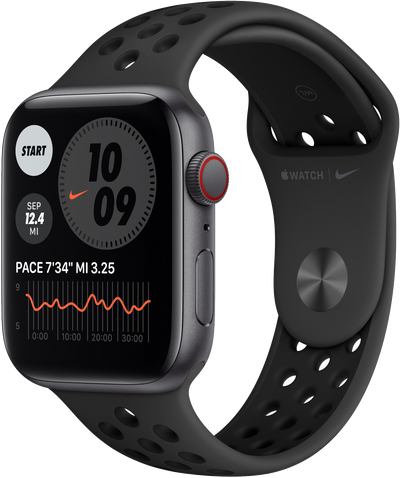 Watch SE Nike LTE Space Grau 44mm MG0A3