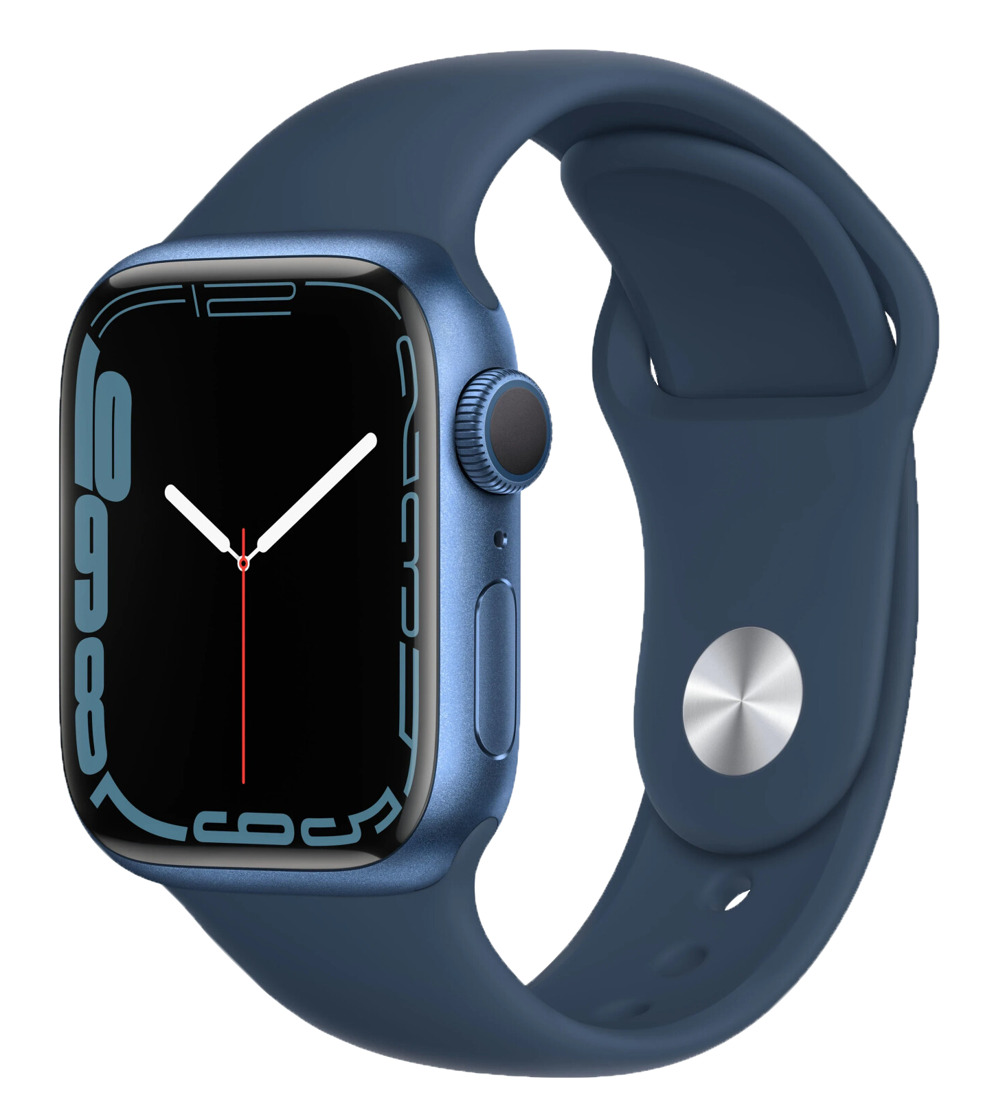Apple Watch 7 41mm Alu Sportarmband Abyssblau MKN13 - Ohne Vertrag