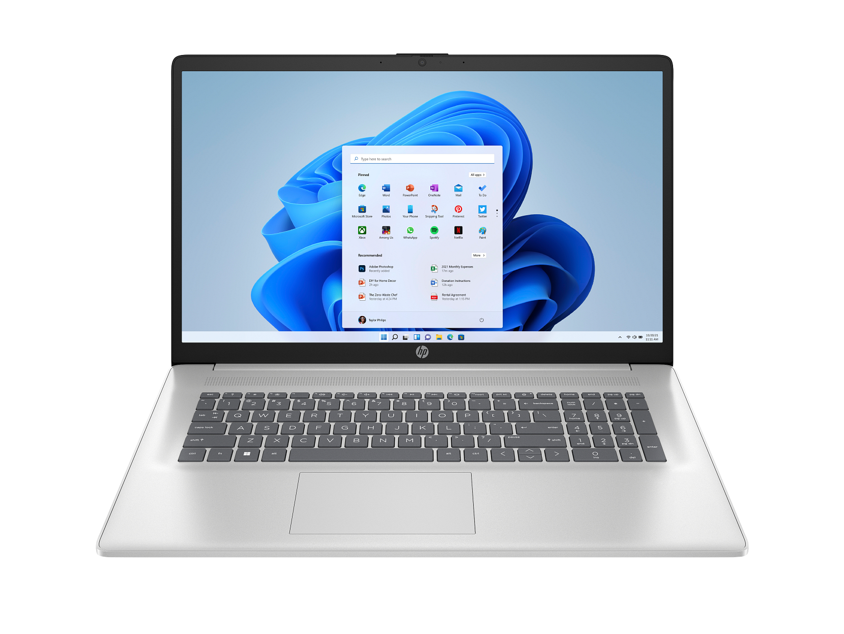 HP 17-cp3780ng 17" 2025 FHD Ryzen7 7730U 16 GB / 1 TB SSD W11H QWERTZ silber Renew - Ohne Vertrag