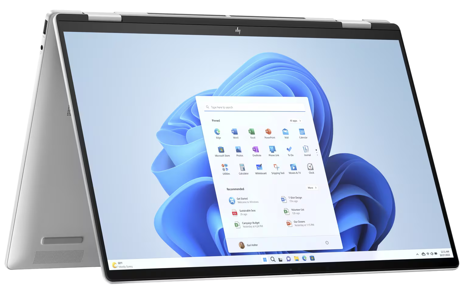 HP Envy x360 16-ac0750ng 16" 2024 WUXGA Ultra 5 125U 16 GB / 512 GB SSD W11H QWERTZ Silber Renew - Ohne Vertrag