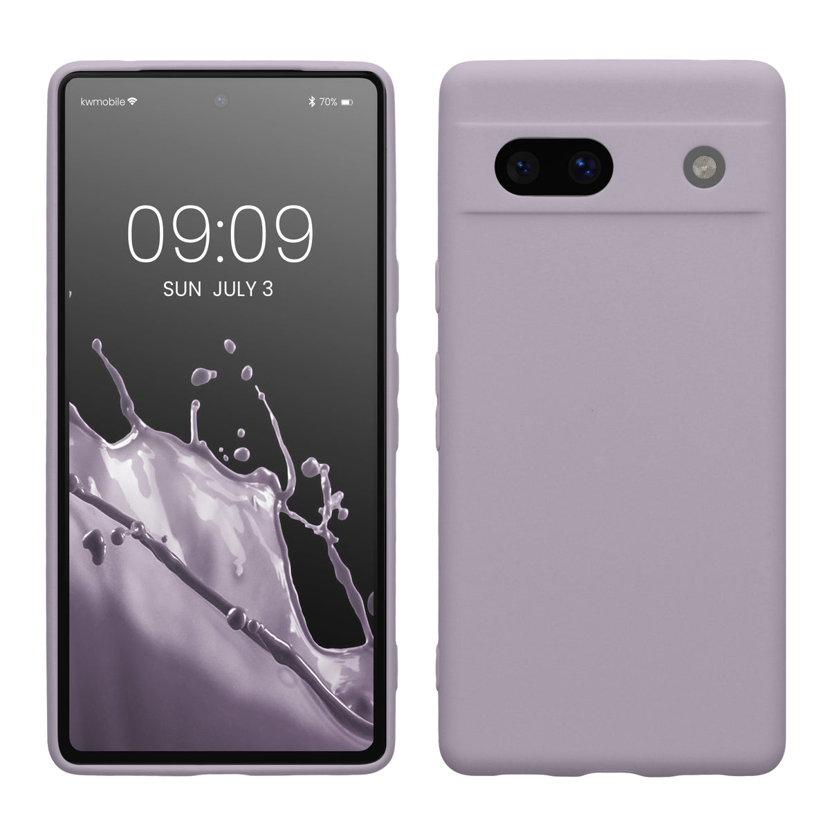 TPU Hülle mit Kameraschutz für Google Pixel 7a in Lavendel