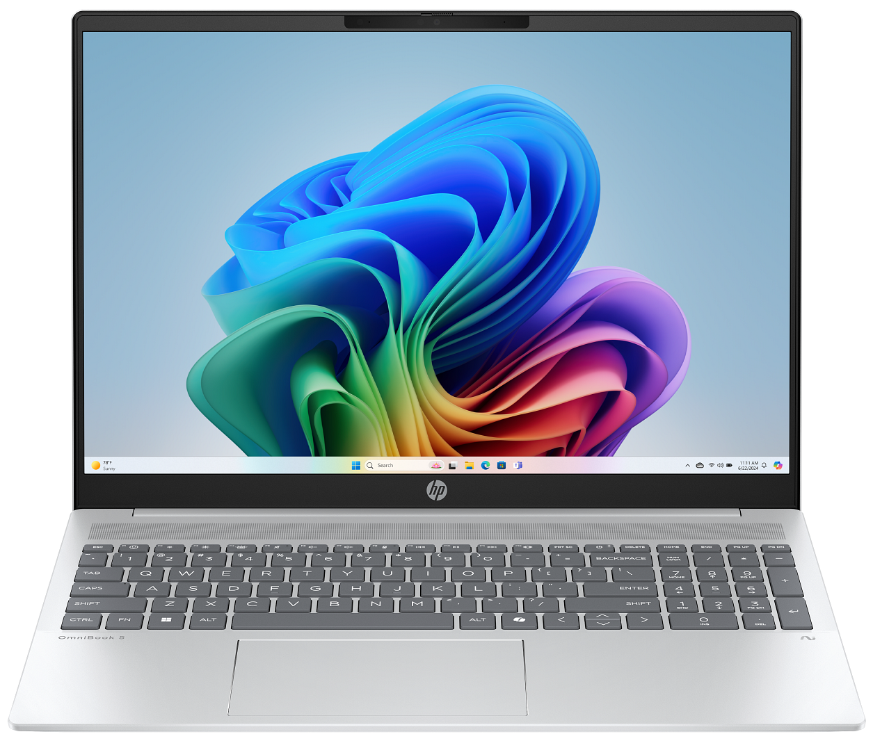 HP OmniBook 5 NGAI 16-ag1750ng 16" 2025 WUXGA Ryzen 5 340 16 GB / 512 GB SSD W11H QWERTZ Silber Renew - Ohne Vertrag
