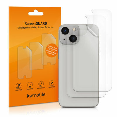 Schutzfolie Rückseite kompatibel mit Apple iPhone 13 mini