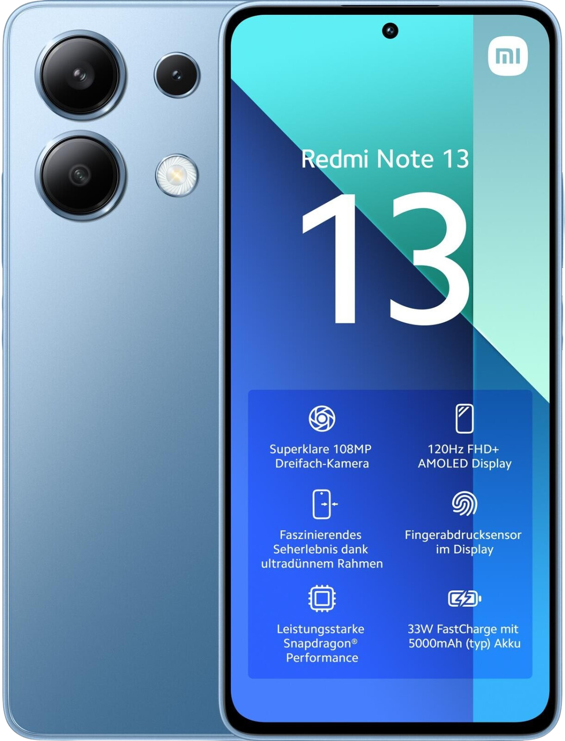 Xiaomi Redmi Note 13 4G Dual-SIM blau - Ohne Vertrag