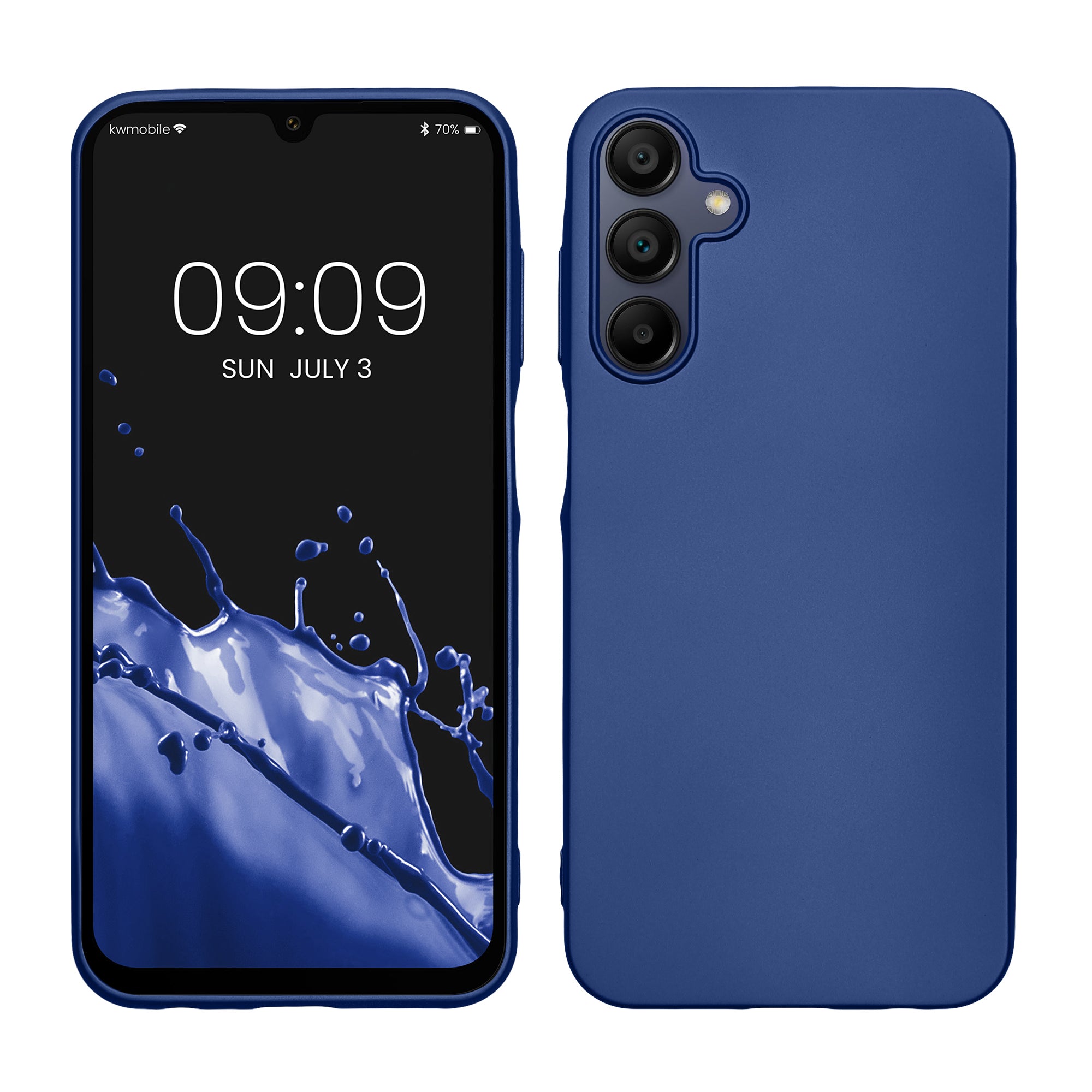 TPU Hülle für Samsung Galaxy A15 5G in Metallic Blau