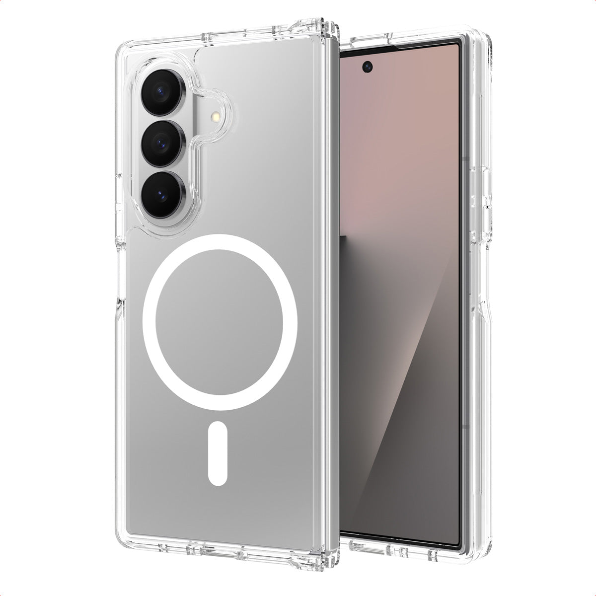 Accezz Xtreme Impact Backcover mit MagSafe für das Samsung Galaxy Z Fold 7 - Transparent